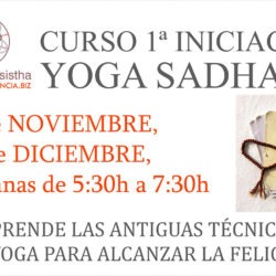 Curso 1ª iniciación Yoga Sadhana (Nov17)